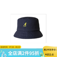 Kangol袋鼠男帽女帽春夏款遮阳帽盆帽渔夫帽礼帽纯色纯棉K4224HT Navy L