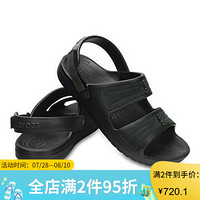 CROCS卡骆驰男鞋凉鞋防滑203968 Black 12