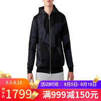 ASICS亚瑟士男士外套连帽保暖夹克2191A016 Per Black L