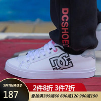 DCSHOECOUSA CHELSEA dc女士低帮休闲板鞋运动鞋 ADJS300235 白夹色-WGO 37