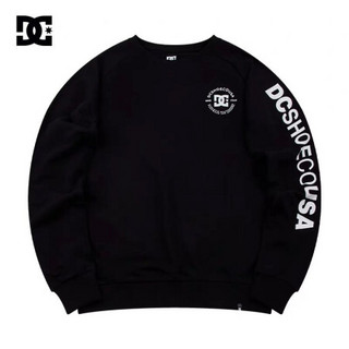 DC SHOES 20春季新款男子印花运动套头休闲卫衣 GDYSF20106 黑色-KVJ0 S