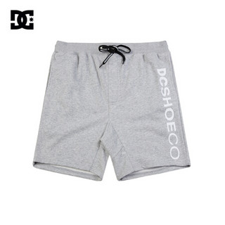 DCSHOES 2020春夏新款LOGO胶印腰部系带男士休闲短裤GDYWS20103 黑夹色 S