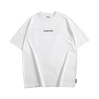 DCSHOECOUSA 男士春夏T恤吸汗排湿运动休闲短袖衫5226J011 白色-WBB0 S