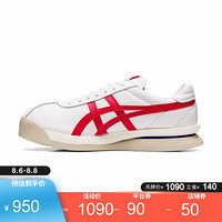 Onitsuka Tiger鬼塚虎运动休闲鞋板鞋男女增高厚底TIGER CORSAIR 白色 40.5