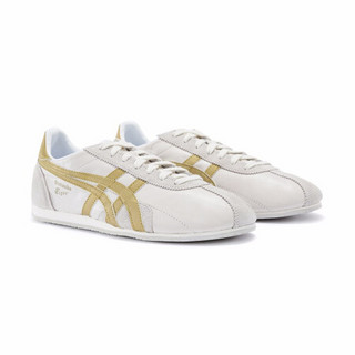 Onitsuka Tiger鬼塚虎运动休闲鞋 RUNSPARK男女鞋 TH201L-9994米色/金色 42