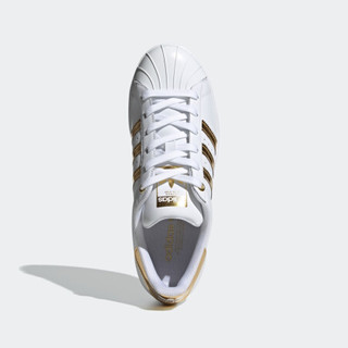 adidas 阿迪达斯 三叶草 SUPERSTARMETAL TOE女 金属头特别款经典运动鞋 FV3330 如图 36