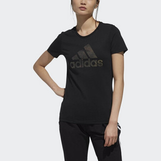 阿迪达斯官方 adidas Foil t-shirt女子运动型格短袖T恤DW5723 如图 L