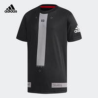 阿迪达斯官网 adidas YB SS CL TEE2 大童装训练短袖T恤CX3512 如图 176CM