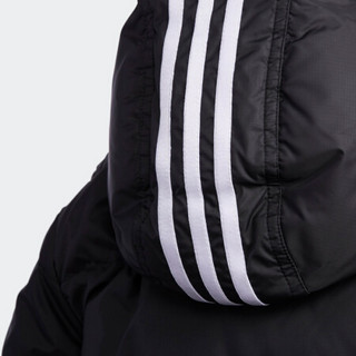 阿迪达斯官网 adidas YB J DOWN JKT 大童装冬季训练羽绒服DU0221 黑/鲜红/白 164CM