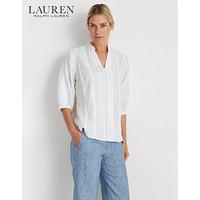 RALPH LAURENLauren/拉夫劳伦女装 2020年夏季泡泡袖上衣60345 100-白色 L