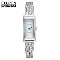 西铁城 CITIZEN 手表 光动能白盘不锈钢带KII系列时尚商务女表EG7040-58A