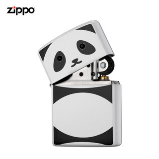 美国进口之宝（ZIPPO）防风煤油打火机 卖萌的熊猫 品牌直供原装正版