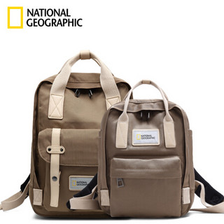 国家地理National Geographic双肩包可爱亲子背包男女童学生书包儿童包 红白