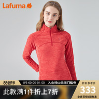LAFUMA乐飞叶户外秋冬轻便保暖衣女士半拉链立领抓绒衣LFTS9DL91Y