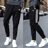 阿迪达斯 adidas裤子男裤2020夏季薄款官网速干收口长裤束脚运动裤EA2475