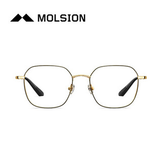 陌森 Molsion 蔡徐坤同款近视眼镜男女2020年款时尚眼镜框大框光学架MJ7103 B12