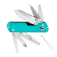 莱泽曼（LEATHERMAN）FREE T4 莱特曼家用随身多功能组合工具刀EDC新贵 2020新色 北极蓝