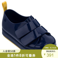 mini melissa 梅丽莎2020春夏新品魔术贴撞色小童凉鞋32696 蓝色 内长185mm