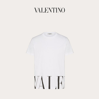 Valentino/华伦天奴男士新品 VALENTINO 印纹短袖T恤 白色