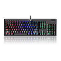 REDRAGON 红龙 K579 104键 有线机械键盘 黑色 国产青轴 RGB