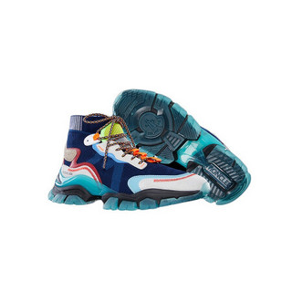 Moncler蒙口男鞋球鞋袜子鞋多色系带运动鞋登山鞋休闲舒适2020新款 蓝色 40