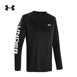 安德玛官方UA Velocity 2.0男子运动长袖T恤Under Armour1357352 黑色001 XL