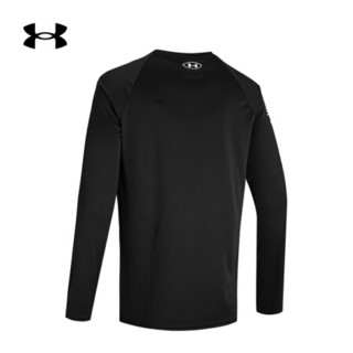 安德玛官方UA Velocity 2.0男子运动长袖T恤Under Armour1357352 黑色001 XL