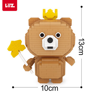 LOZ/俐智B-family正版联名款微颗粒拼装拼插积木成人立体人仔玩具
