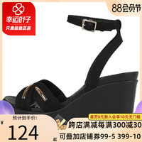 CROCS卡骆驰女鞋2020夏季新款运动鞋时尚坡跟透气休闲凉鞋205565