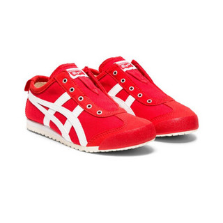 Onitsuka Tiger鬼塚虎懒人鞋童鞋 男女中童鞋 MEXICO 66 SLIP-ON PS 红色 27