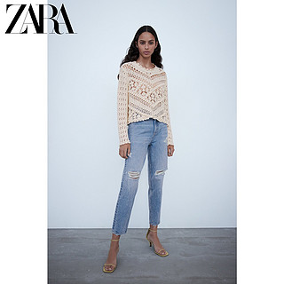 ZARA 新款 女装 纹理针织衫 05802012711