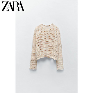 ZARA 新款 女装 纹理针织衫 05802012711