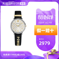 VERSACE范思哲V CIRCLE LADY石英表女表手表皮带欧美简约