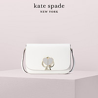 kate spade ks nicola 中号桃心旋锁经典牛皮女士单肩斜挎包