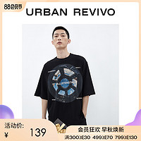 UR2020春夏新品男装新潮趣味印花T恤MV14S4MN2002