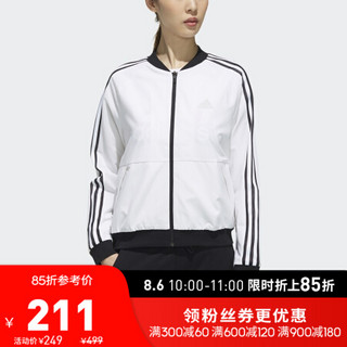 阿迪达斯官方 adidas WMN BOMBER 女子运动型格夹克DW5710 如图 M