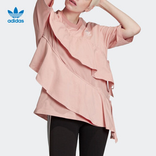 阿迪达斯官网 adidas 三叶草 T SHIRT 女装短袖上衣FT9877 如图 34