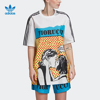 阿迪达斯官网adidas三叶草GRAPHIC T-SHIRT女装运动短袖T恤FL4146 如图 32