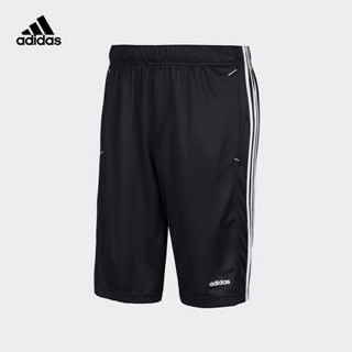 阿迪达斯官网 adidas 男装训练梭织运动短裤F86297 黑/白 A/XS(170/72A)