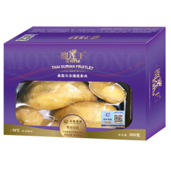 榴莲王 泰国金枕榴莲果肉 300g+马来西亚苏丹王D24榴莲千层450g