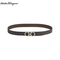 菲拉格慕(Salvatore Ferragamo) 男士黑色牛皮革腰带 0689134_C _100(送男友 送礼)