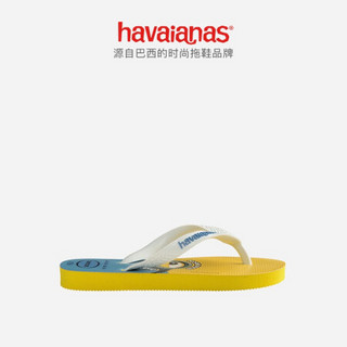 Havaianas哈唯纳Kids Minions 2020新小黄人联名哈瓦那人字拖童款 3455-蓝黄色/印花 适合29-30码