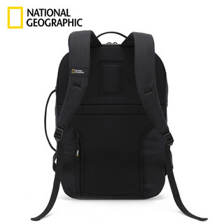 国家地理NATIONAL GEOGRAPHIC背包公文包新款两用双肩包大容量男女大学生电脑背包 宝蓝色