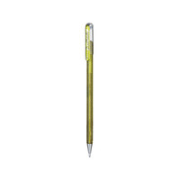 日本派通（Pentel）K110 手帐彩色啫喱笔 高光金属色记号笔贺卡笔绘画水笔 珠光笔 1.0mm 金色