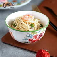 佳佰 美式陶瓷碗 4.5寸 4个装