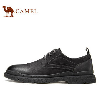 骆驼（CAMEL） 时尚舒适户外软日常休闲工装鞋男 A032088220 黑色 43