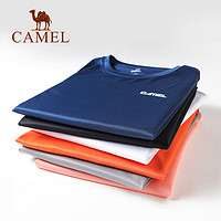 Camel 骆驼 T0S2R9104 男女款户外跑步短袖速干T恤