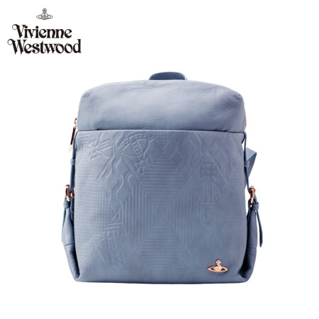 VIVIENNE WESTWOOD薇薇安威斯特伍德 奢侈品包包西太后双肩背包  VW13826HGH01C1蓝色