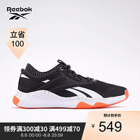 Reebok锐步运动健身  HIIT TR Cindy范丽娜 女子训练鞋FW8732 EH3080_黑色/白色/橙色 36