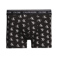 Calvin Klein CK男士时尚舒适平角内裤 黑色字母logo 000NB2216ASL5 XL